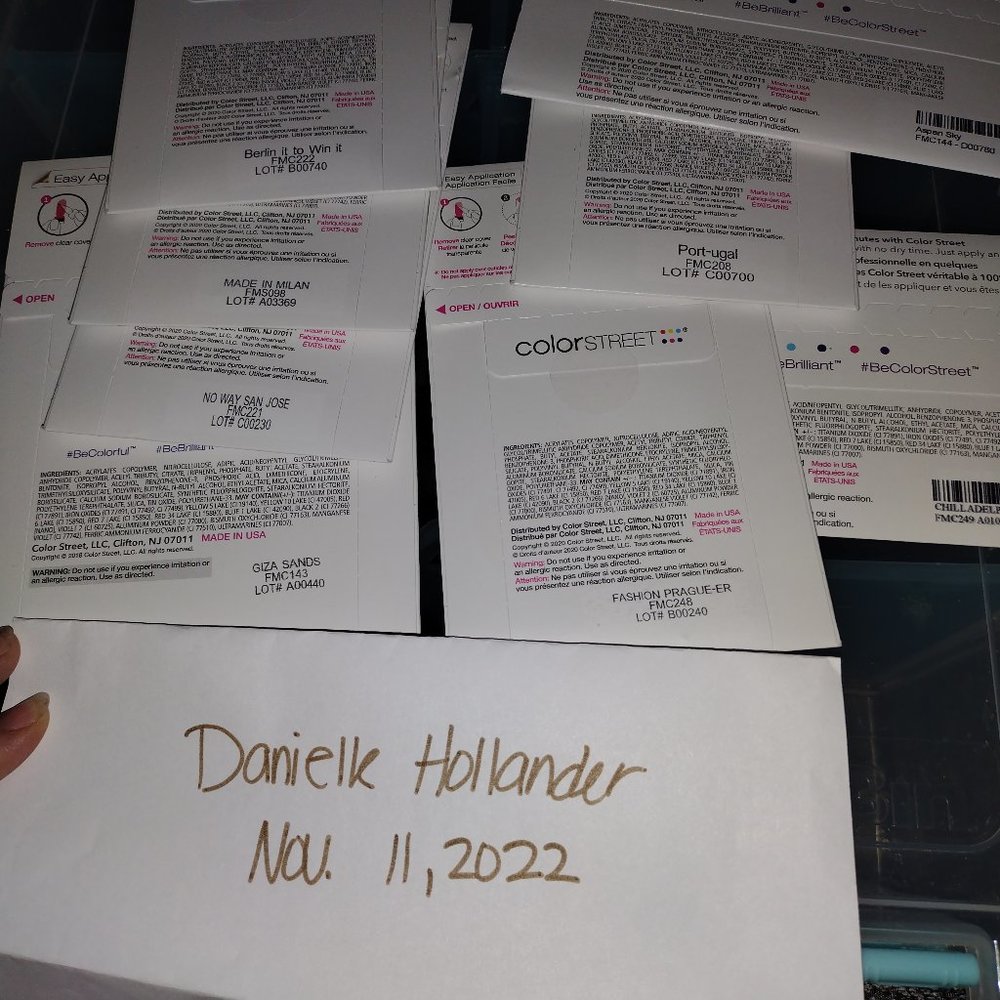 Color Street Nail Strips New